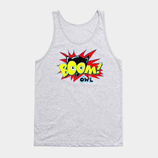 Owl Boom ! Tank Top by martinussumbaji